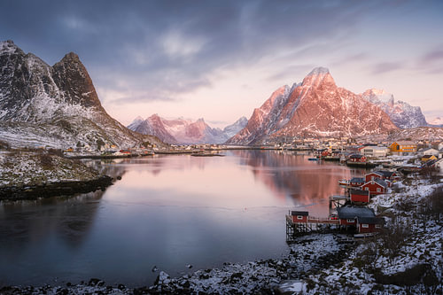 Winterlicht in Reine, Lofoten