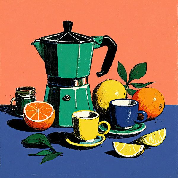 Café Agrumes par OMG Art