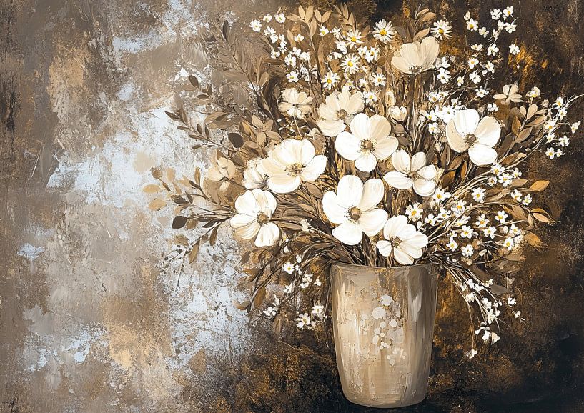 Flower painting 12.7279 by ARTEO Paintings