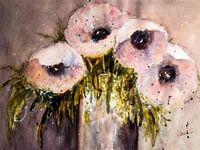 Papavers in Vaas
