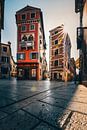Häuser einer Straßenkreuzung in Rovinj istrien Kroatien von Fotos by Jan Wehnert Miniaturansicht