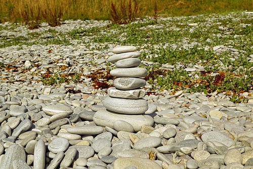 Stenen toren bij Ardmair Point