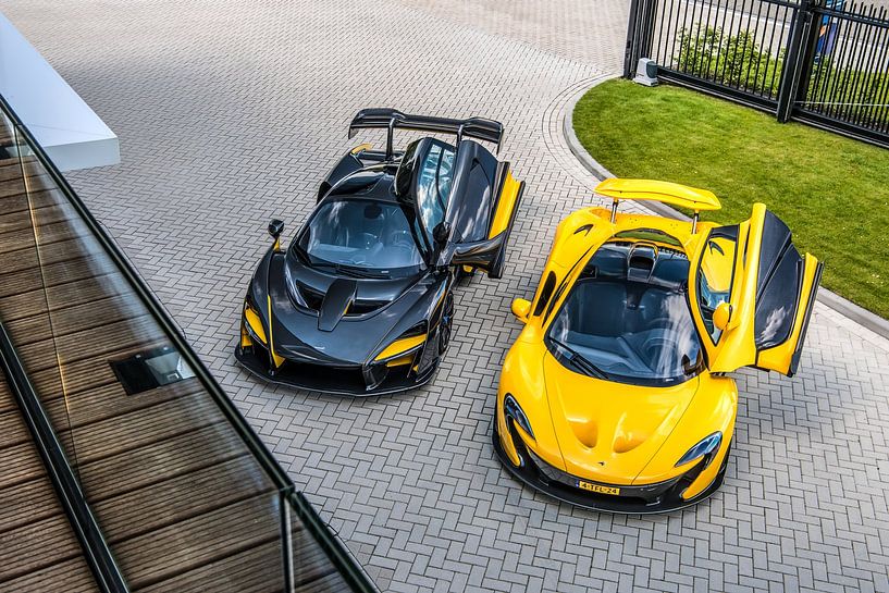 McLaren Senna and McLaren P1 by Bas Fransen