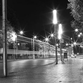 Groningen in de avond von Merjan Merjan