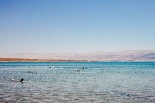 Drijven in de Dode Zee