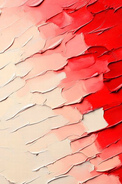 Farbverlauf in Rot und Beige von Poster Art Shop
