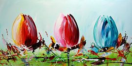 Tulips by Gena Theheartofart