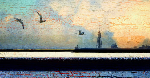 Abstrakte Holländische Landschaft