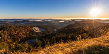 Sunrise at the Feldberg in the Black Forest by Werner Dieterich