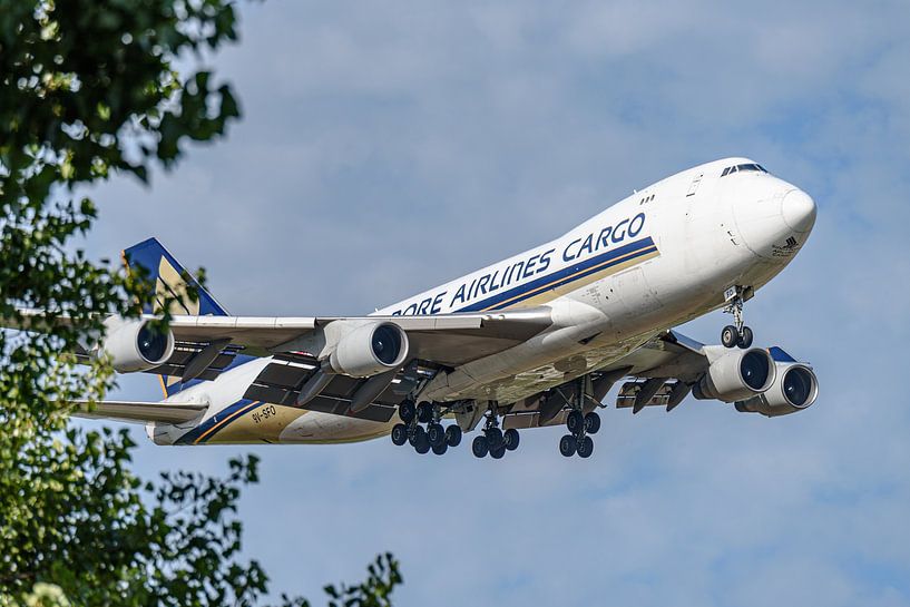 Singapore Airlines Cargo Boeing 747-400. by Jaap van den Berg