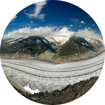 Aletsch gletsjer van Sjoerd Mouissie