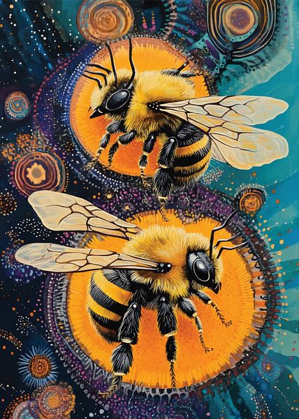 Abeilles cosmiques par Mita Tri Wahyuni