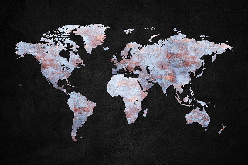 Artistic World Map XII by ARTenyo👁⃤-