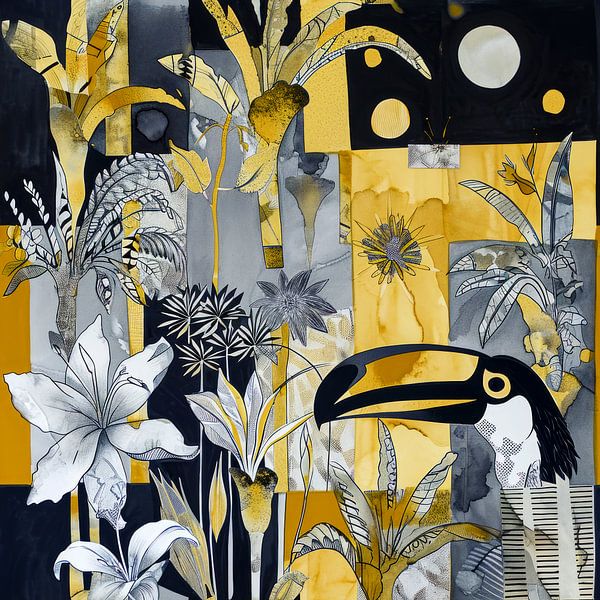 Tukan Dadaismus Kunstwerk von Preet Lambon