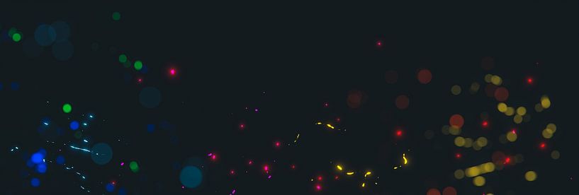 Bokeh Lichter in bunter Farbgebung von Besa Art