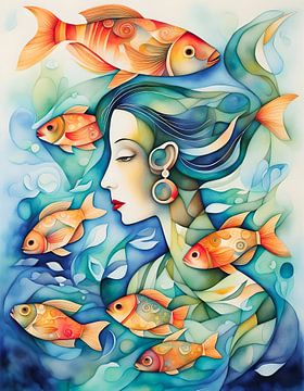 The Fishes of Her Mind by Danta Albers