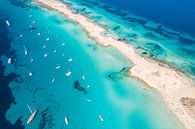 Blauwe zee bij Ibiza van jody ferron thumbnail