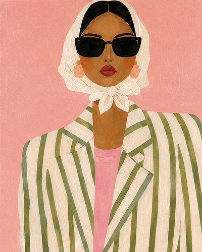 Striped Confidence by Carla Van Iersel