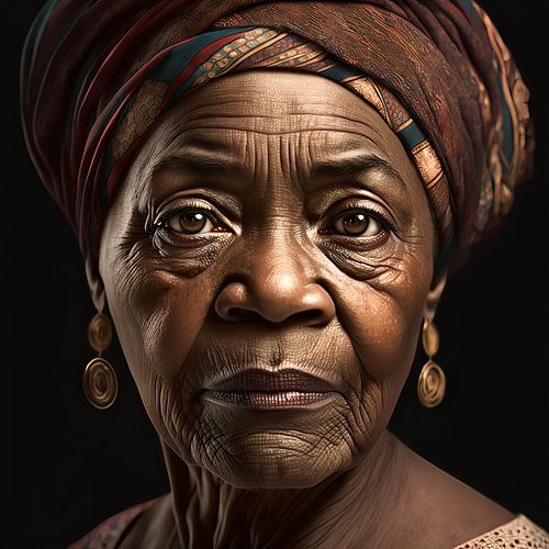 Afrikaanse vrouw één