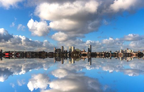 Rotterdam The Other Skyline met waterreflectie een uniek perspectief van de Havenstad.