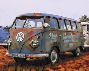 VW bus Transporter 25 by Marc Lourens