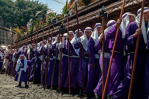 Guatemala: Paasprocessie (Antigua)