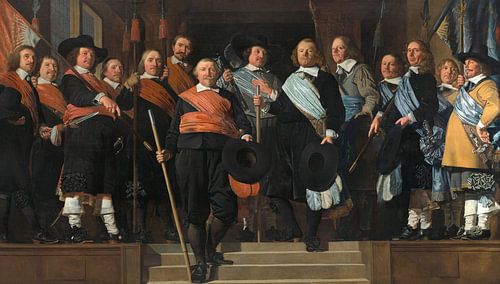 Officieren en vaandeldragers van de Oude Schutterij, Jacob Cornelisz. Baert