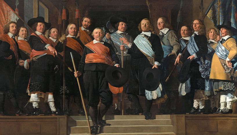 Officiers et porte-étendards de l'ancienne milice, Jacob Cornelisz. Baert par All the Masters
