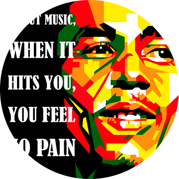 Pop Art Bob Marley van Doesburg Design