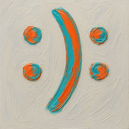 Two Stories in Coral & Turquoise