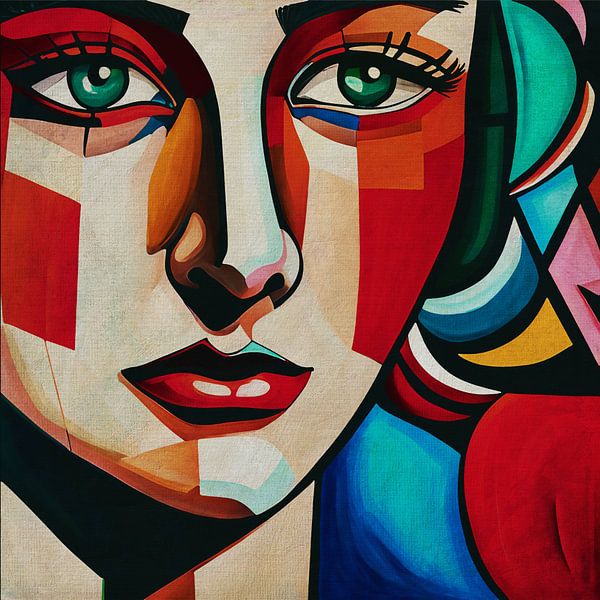 Porträts im expressionistischen Stil Nr.35 von Jan Keteleer