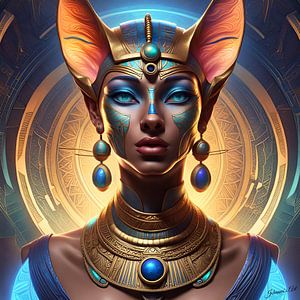 Ägyptische Göttin Bastet von Johanna's Art