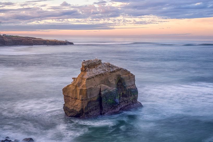 Bird Rock Under Sunrise Sky - San Diego California by Joseph S Giacalone Photography