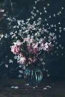 Frühlingsstrauss mit rosa Blüte