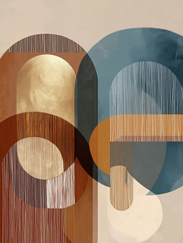 Harmonie abstraite des couleurs