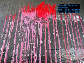 The Difference Between Try And Triumph... by MoArt (Maurice Heuts)