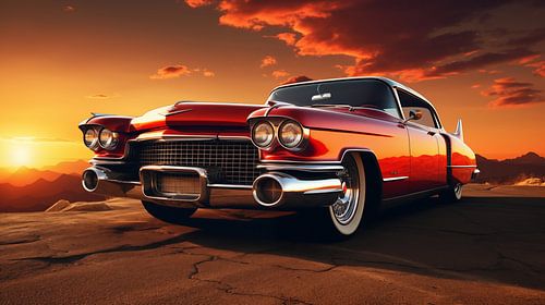 Oude stijlvolle Cadillac