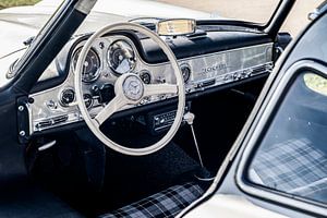 Mercedes-Benz 300 SL Gullwing klassieker interieur