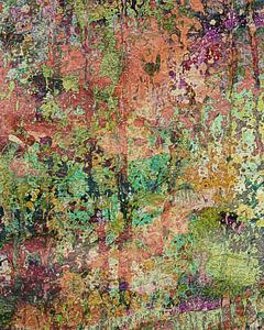 Moderne kleurrijke abstracte compositie 1 van Anna Marie de Klerk