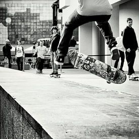 skateboard junkie van Rik Engelgeer