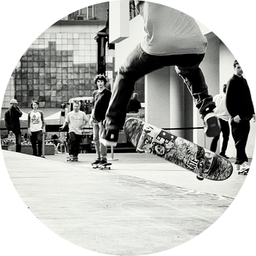 skateboard junkie van Rik Engelgeer