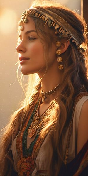 Mysterious woman by Dunto Venaar