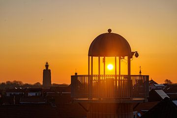 Vuurtoren Westkapelle tijdens zonsopkomst van Patrick Fotografeert