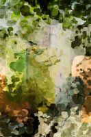 Botanische Brillanz. Abstrakte Landschaft. Träume am Nachmittag.