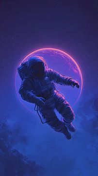 Mann im Astronautenanzug von MNS Designs