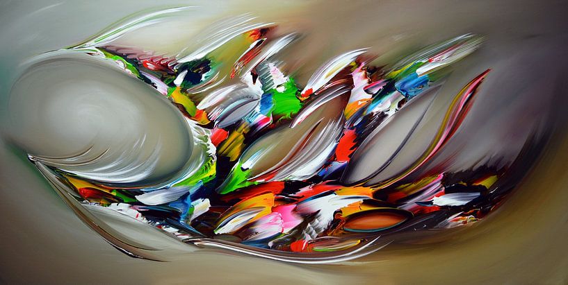Abstract World by Gena Theheartofart