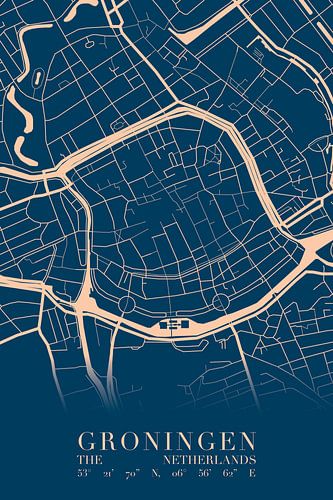 City map of Groningen