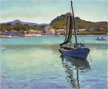 Kleines Boot in der Bucht von Porquerolles, Albert Marquet