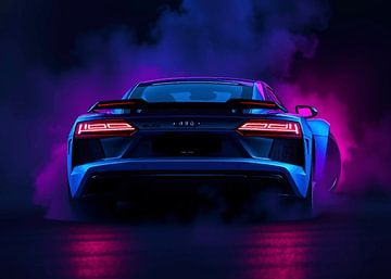 Audi R8 Klassiek Neon van MIROKKU