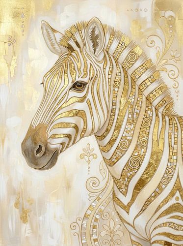 Gouden Gestreepte Rust van Retrotimes